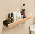 étagère murale bois blanc moderne rangement salle bain efficace anti humidité résistante corrosion minimaliste