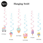 assiettes festives glace vanille anniversaire enfant filles garçons guirlande lettres chapeaux