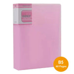 classeur transparent pvc a5 b5 organiseur documents scolaire scolaire moderne violet