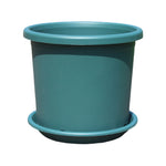 pots fleurs vert clair moderne drainage support jardin balcon 14x12cm 17.5x15cm 21.5x17.8cm
