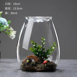 terrarium verre transparent plantes artificielles décoration miniature intérieur moderne décoratif