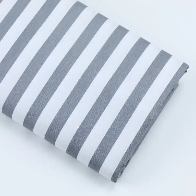 tissu coton imprimé rayures horizontales rouge rose jaune vert bleu gris noir blanc moderne
