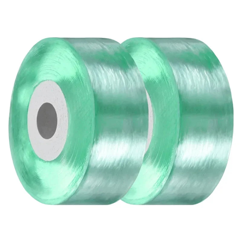 ruban adhésif transparent vert élastique souple auto adhésif support plantes jardin biodegradable