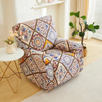 housse canapé moderne motif feuilles tropicales multicolore fauteuil salon canapé