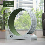 jouet chat tunnel gris vert gazon synthétique moderne stable griffe included split fitness
