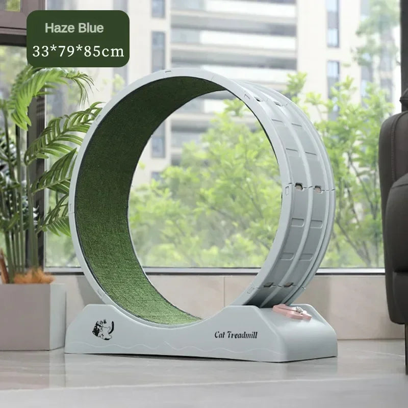 jouet chat tunnel gris vert gazon synthétique moderne stable griffe included split fitness
