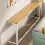 mural moderne bois naturel blanc support rangement salon portable multifonction métal fixations invisibles