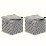 serviettes microfibres gris clair absorbantes douces pratique pack 10pcs utilitaire nhà sản xuất