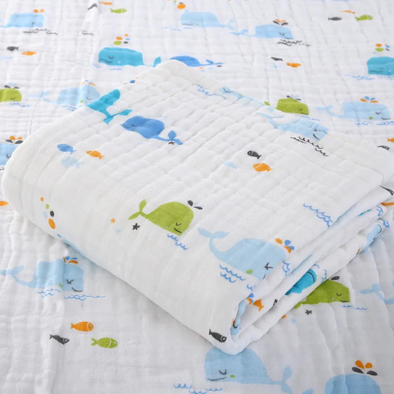 couverture bébé coton géométrique unicorns rainbows fruits moderne four seasons