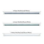tube led blanc mat moderne éclairage intérieur cuisine garage clips montage