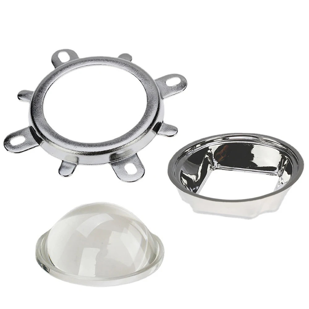 lentille projecteur argenté transparente moderne 44mm 50mm 60deg 120deg led(collimateur)