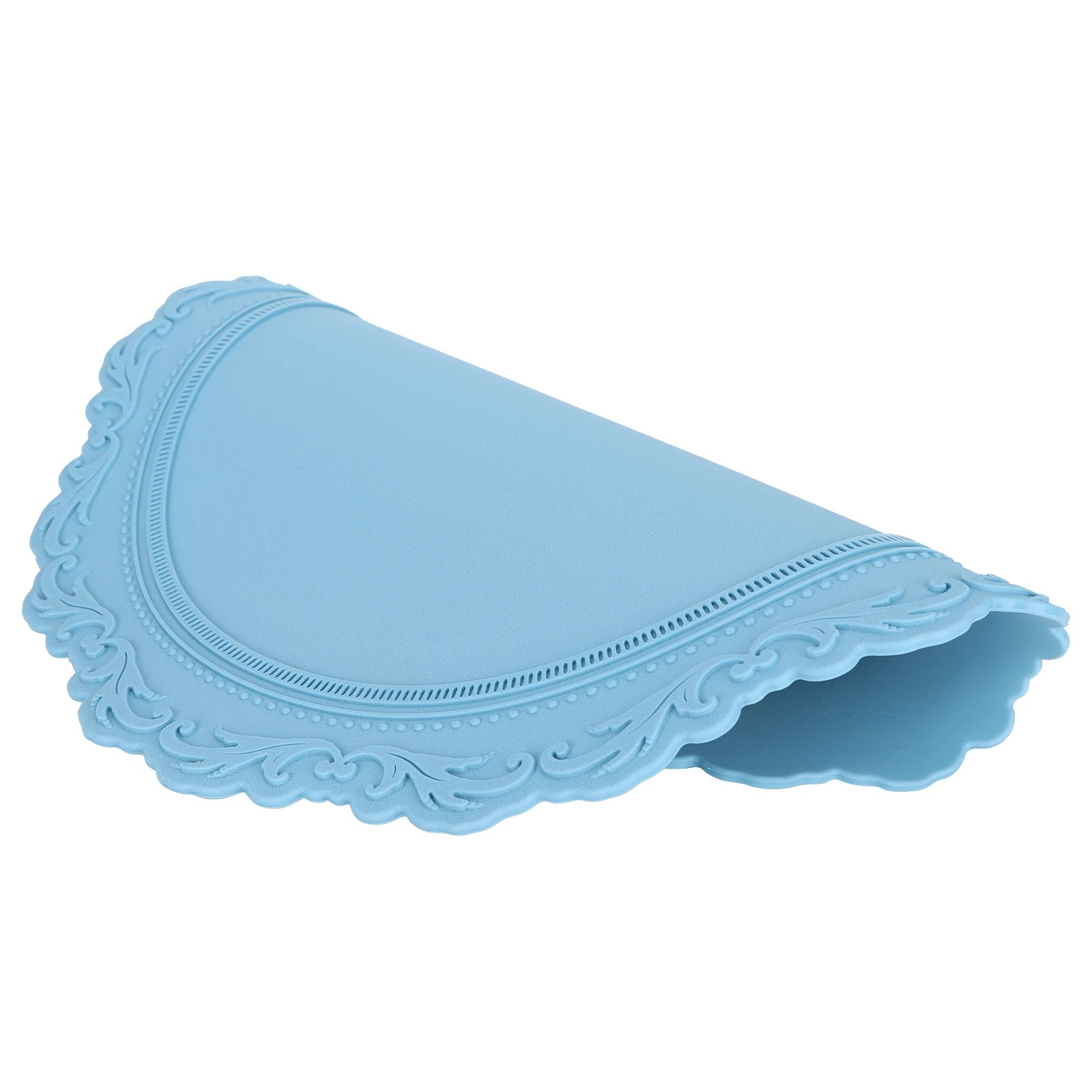Détail du motif relief du set de table silicone