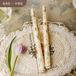 Bougies coniques peintes fleurs vert clair blanc rose violet bleu clair sans flamme aromathérapie