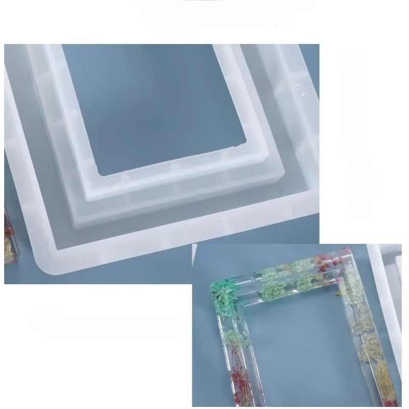 moulages silicone transparent modernes cadre photo décoration maison pratique statuettes lettres