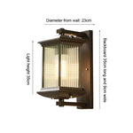 lampe murale transparente classique noire entrée chambre étude salle bain
