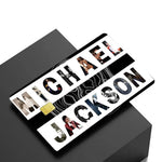 protection carte bancaire stickers michael jackson noir signature adhésifs réutilisables moderne waterproof echangement