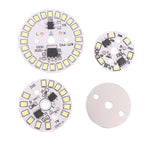 ampoule led circulaire diodes blanc moderne technologie spot downlight plafonnier lumière intérieure facile composants