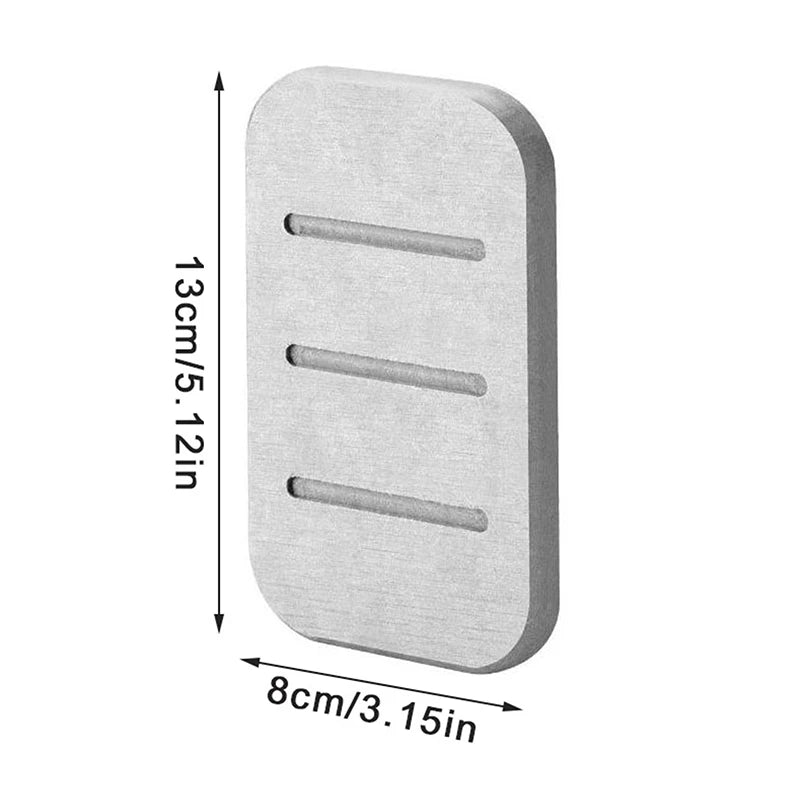 porte savon silicone texturé gris foncé gris clair moderne minimaliste rapide absorption salle bain