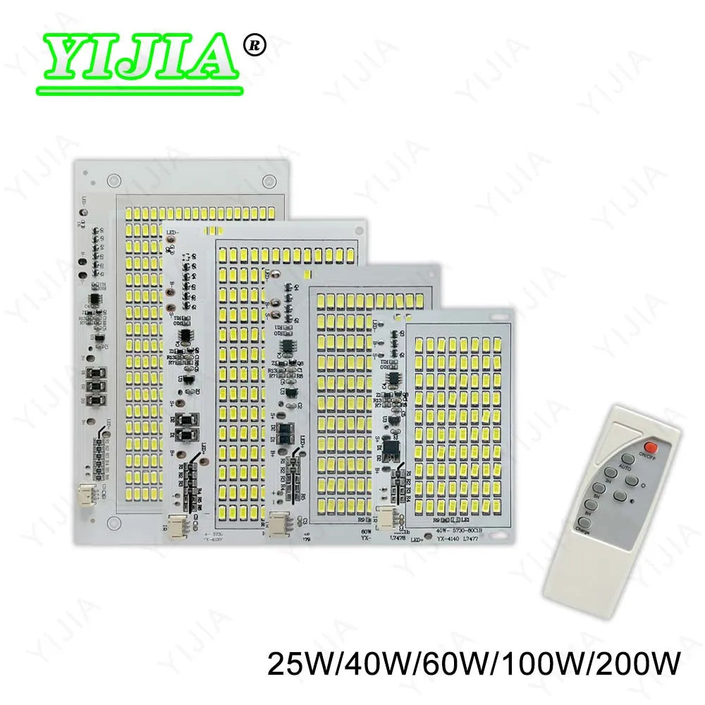 plaque led blanc 25w 40w 60w 100w télécommande source lumineuse extérieure jardin moderne
