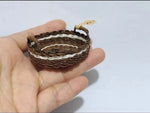 miniature panier osier rustique accessoires maison poupée décoration rangement paille naturel artisanal