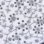 écharpe féminine floral dentelle noir blanc décoratives classique élégante printemps étéextérieur