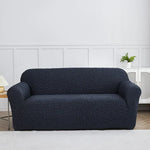 housse canapé polyestère beige texture bouclée moderne lavable machine salon