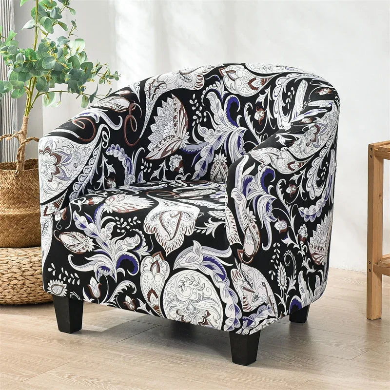 Coussin protection fauteuil moderne fleuri lavable maison restaurant chambre salon étudiants