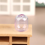 vases transparents modernes plastique noir bleu vert rose gris