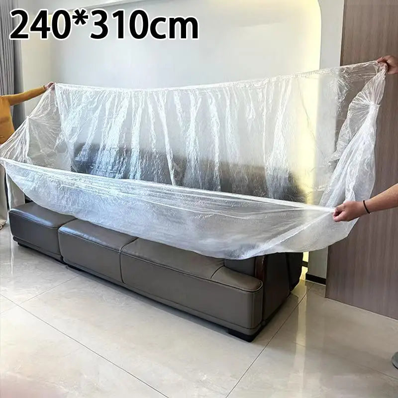 housse protection meuble transparente jetable imperméable grande taille simple fonctionnelle