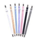 attaches sac clips métalliques blanc beige bleu rose noir gris modernes uni opaques ajustables