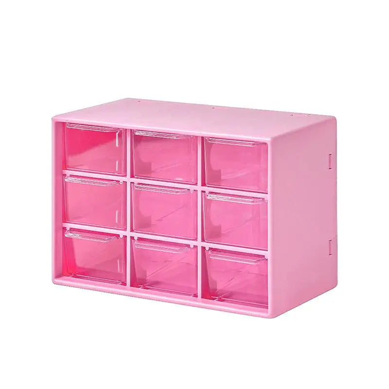 boîte bijoux moderne tiroirs coulissants blanc rose orange violet translucent imprime