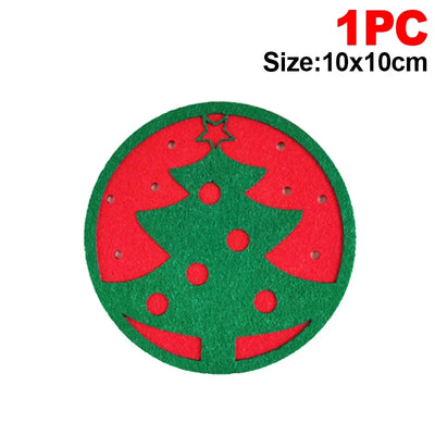 tapis table serviette rouge flocons noël antiderapante festive respectueux environnement