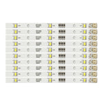 ruban led blanc moderne 10 pieces lumiere barre aluminium led éclairage spécial