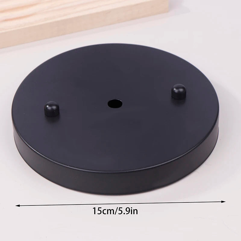 disques suspension or argent noir modernes vis 15cm