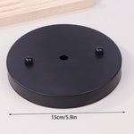 disques suspension or argent noir modernes vis 15cm