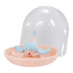 Boîte à bijoux Pokémon ouverte montrant les figurines et l'intérieur