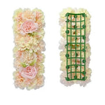 guirlande florale artificielle décoration maison blanc rose pâle vert clair clips romantiqueintérieur