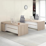 moderne bois mdf 1800mm beige clair tiroirs tables étagères moderne commercial