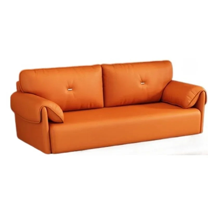 canapé moderne couleur beige bleu noir marron orange tapis minimaliste salon