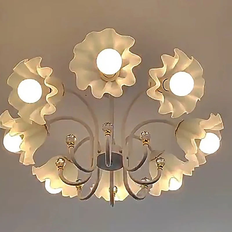 lampe suspension moderne abat jour blanc plissé opacité ampoule bricolage deco chambre salon