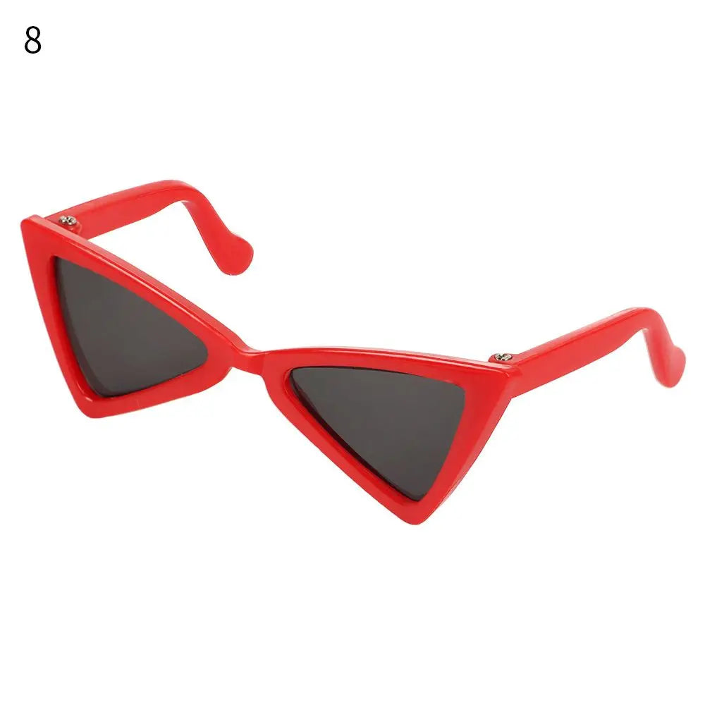 lunettes soleil transparentes clips nasaux verres colorés moderne rouge noir blanc bleu clair rose