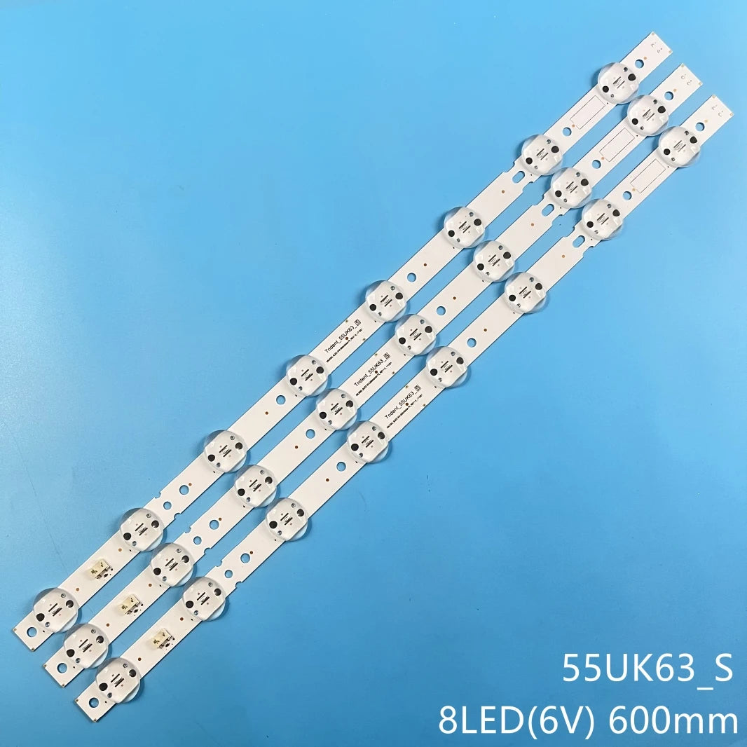 bande led rétro éclairage blanc moderne connecteurs led fixation 600mm opaques rectangulaires