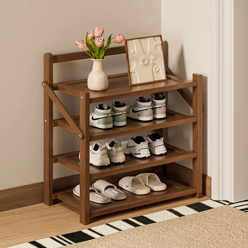 étagère chaussures bois naturel moderne minimaliste étages réutilisable vernie(vis) salon entrée