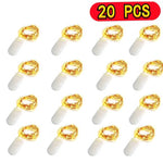 guirlandes lumineuses led blanc doré moderne decoration maison noel batteries included