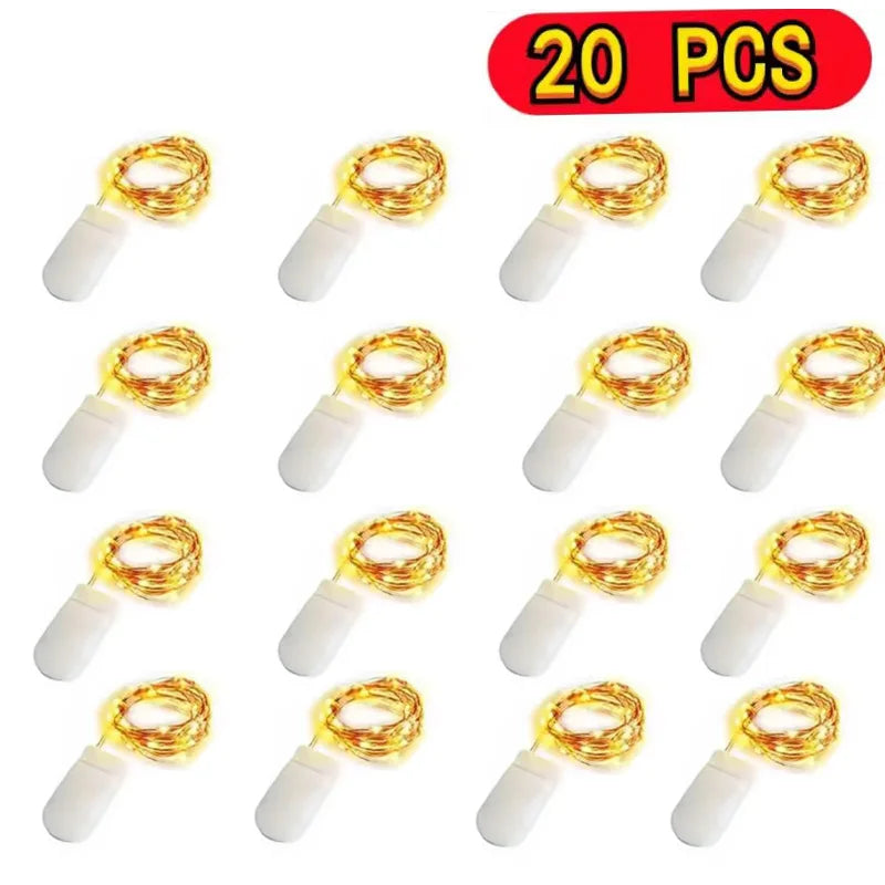 guirlandes lumineuses led blanc doré moderne decoration maison noel batteries included