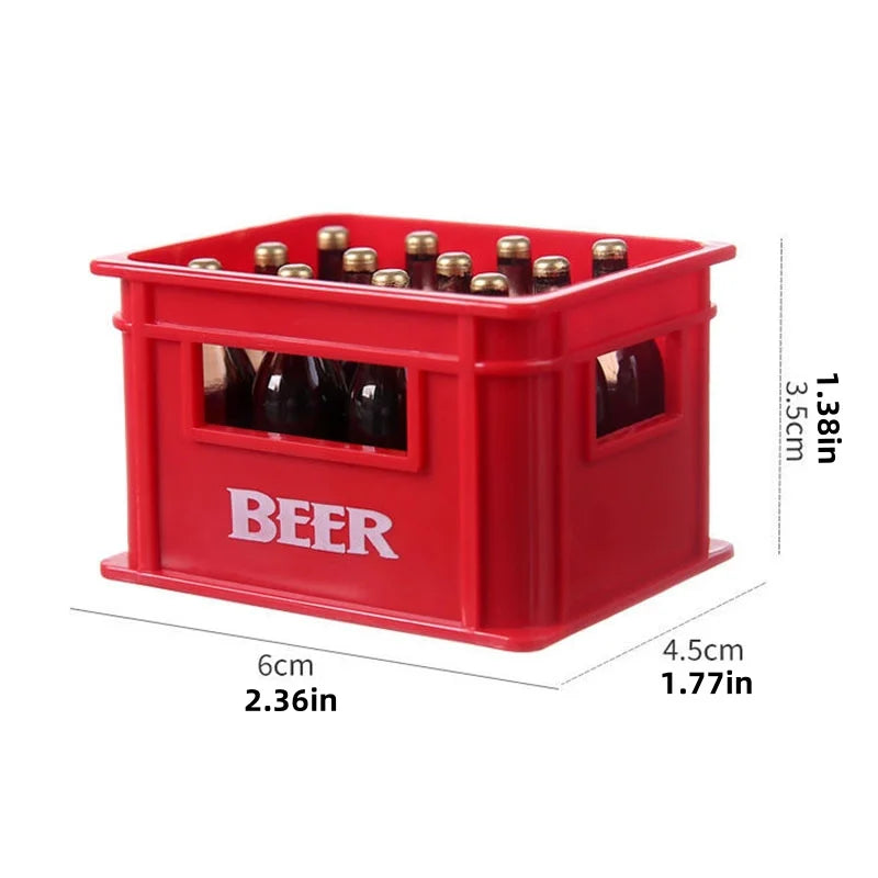décapsuleur aimant mini caisse bière rouge vert BEER blanc pratique décoration maisonouvrier bouteille intégré