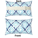 coussin moderne polypropylene rectangle blanc rayures utilisation décoration voiture 28x40cm imprimé nordique