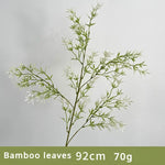 décoration maison branche artificielle feuilles vertes transparentes moderne minimaliste anniversaire mariage pendaison crémaillèreintérieur