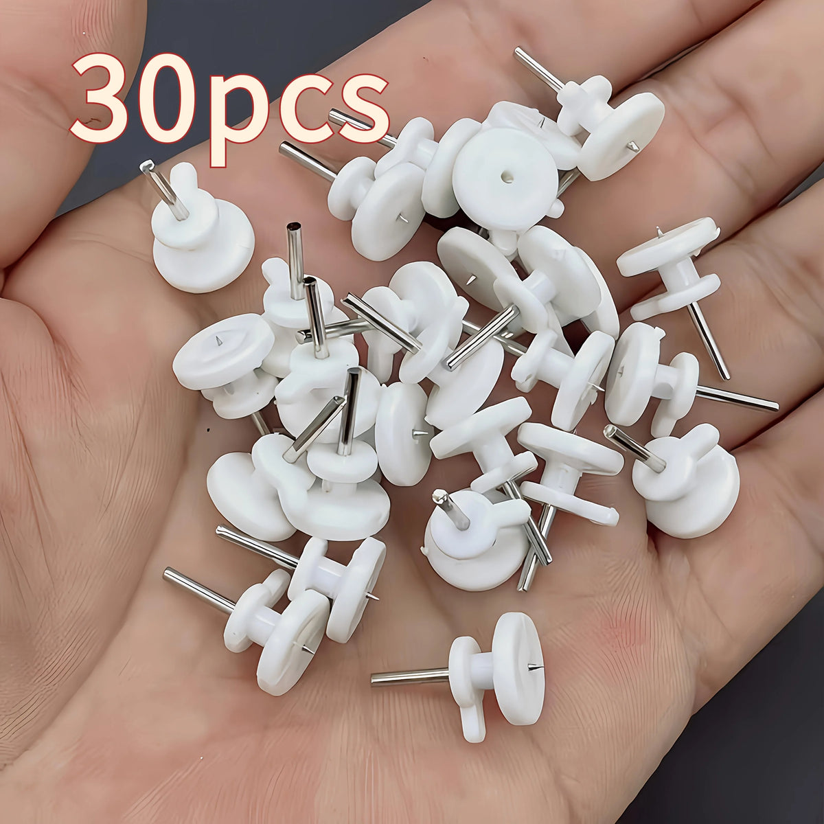 clous tapisser blancs modernes fixations murales invisibles 30pcs tringles travaux bois