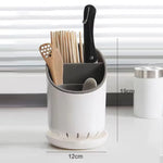 porte couverts réutilisable moderne blanc gris vert rose pratique vaisselle cuillères fourchettes couteaux